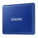 2 TB PORTABLE SSD เอสเอสดีพกพา SAMSUNG T7 BLUE MU-PC2T0H/WW