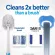 Serindia Disposable Toiletwand Cleaning Brush ที่ใส่แปรงห้องน้ำพร้อมระบบทำความสะอาดห้องน้ำและห้องครัว Clean