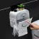 Serindia ที่ใส่ม้วนกระดาษชำระ ที่ใส่ผ้าขนหนูกระดาษกันน้ำติดผนังขาตั้งกระดาษม้วนเคสกล่องเก็บของอุปกรณ์ห้องน้ำ