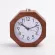 Beach Wood Alarm clock Glow Hexagonal student bedside clock, Th33938