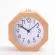 Beach Wood Alarm clock Glow Hexagonal student bedside clock, Th33938