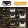 180 LED Waterproof Motion Sensor Street Lights, Solar Street, Outdoor Light, Solar Energy Decoration Light Human Body Sensor Corridor Light