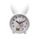 Small alarm clock, simple student, cute rabbit, bedside clock, cartoon clock, tes
