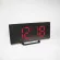 Curved electronic clock Large screen glass LED watches, quiet alarm clocks, Th33959