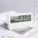 นาฬิกาปลุกเทอร์โมมิเตอร์วัดอุณหภูมิอิเล็กทรอนิกส์แบบโปร่งใสพร้อมจอแสดงผลดิจิตอล LED นาฬิกาปลุกขนาดเล็กเรืองแสง TH33963