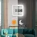 Multi -function RGB watch Household temperature Digital Alarm LED Wall Wall clock TH33973