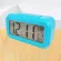 Glowing Glow Alarm clock Electronic alarm clock without sound Smart temperature alarm clock TH33985