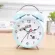 Bed side clock, bedside beside a small metal bed, alarm clock for children 10cm*14cm th34003