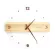 Simple Nordic, hardwood, acrylic, clock, house, living room, watches, decorative watches, Th34041