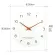 Nordic minimal, 12 -inch hanging clock, closing sound, watches, dots, home pointers, European style living rooms Clock TH34091