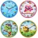 Cute wall clock, children's bedroom, simple living room, watch 25cm Th34107