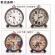 European style, retro table, metal, creative, creative, alarm clock, electronic illumination, simple personality