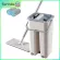 Serindia Magic Clean MOPS Free Hand Spinning Microfiber Clean Flat Squeeze MOP Kitchen Cleaner Cleaner