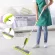 Serindia VIP SPRAY MOP BROOM SET MAGIC MOP Flat Tools, household cleaning tools with repeated microfiber sheets, Lazy MOP