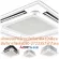 Mitsubishi Air Conditioner 24000 BTU Cassette4way, buried direction in the blemishes, suitable for high ceiling rooms+Electric MR.Slim Hall Meeting