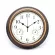 นาฬิกาแขวนอุณหภูมิความชื้น 12 นิ้วนาฬิกาควอตซ์ห้องนั่งเล่นห้องนอนนาฬิกาเรียบง่าย TH34048