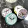 Bathroom, small clock, fog, quartz clock, waterproof, kitchen, small table watch 7cm Th34059