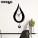 Modern water droplet, simple, swing, house clock, living room, decoration, bedroom, European style, Hanging, Th34103