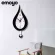 Modern water droplet, simple, swing, house clock, living room, decoration, bedroom, European style, Hanging, Th34103