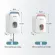 Serindia ที่ใส่แปรงสีฟันติดผนังเครื่องจ่ายยาสีฟันอัตโนมัติที่เก็บแปรงสีฟันสำหรับอุปกรณ์ห้องน้ำในห้องน้ำ