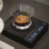 WOCSIC TIMORE Black Mirror Electronic Scales for Espresso Charcoal Coffee