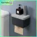 Serindia กล่องใส่กระดาษชำระ ที่ใส่กระดาษกันน้ำชั้นวางของ Creative Wall Mount Paper Roll Holder Dispenser Bathroom Products