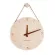 สลิงไม้นาฬิกาแขวนสร้างสรรค์สไตล์นอร์ดิกนาฬิกาห้องนั่งเล่นตกแต่งบ้านนาฬิกาแขวน TH34045
