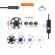 BECAO 7 mm Endoscope Camera in 1 micro USB, a small waterproof video camera, 6 camera, check Borescope LED