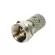 DBY แจ็ค F-TYPE แบบหมุน รุ่น F6T สำหรับเข้าสาย RG-6 ยกแพ็ค 100 ตัว