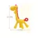Children's beat rubber, giraffe, baby toys (yellow, red back)