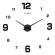 นอร์ดิกมินิมอลนาฬิกาแขวนผนังดิจิตอลห้องนั่งเล่นแฟชั่นขนาดใหญ่ตกแต่งนาฬิกา DIY TH34121