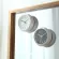 นาฬิกาห้องน้ำที่เรียบง่ายนาฬิกาถ้วยดูดกันน้ำนาฬิกาตั้งโต๊ะขนาดเล็กตั้งโต๊ะ 6 นิ้วนาฬิกาแขวนใบ้ TH34145