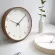 Modern wooden wall clock, simple living room, fashion house, personality, creative watch, light clock, tes
