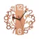 นาฬิกาแขวนผนังสไตล์นกสามมิติแบบสองชั้นบ้านไม้สร้างสรรค์นาฬิกาแขวน TH34196