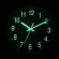 นาฬิกาแขวนผนังดิจิตอลส่องสว่างในห้องนั่งเล่นห้องนอนนาฬิกาปิดเสียง 12 นิ้ว TH34197