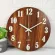 นาฬิกาแขวนไม้ส่องสว่างสร้างสรรค์นาฬิกาห้องนั่งเล่นที่เรียบง่ายตกแต่งบ้านนาฬิกาควอทซ์เงียบ TH34198