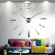 European style DIY style clock, large living room, creative fashion, round watch, decoration, house, hanging, acrylic hanging, Th34220