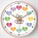 12 inches, 30 cm. Simple house clock, bedroom, decorated, creative clock, cute TH34250