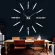 นาฬิกาแขวนผนัง DIY สร้างสรรค์ห้องนั่งเล่นขนาดใหญ่นาฬิกาแขวนผนังนอร์ดิกนาฬิกาง่าย TH34272