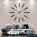 DIY wall clock, creative room, large living room, wall clock, nordkic wall clock, easy TH34272