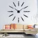 DIY wall clock, creative room, large living room, wall clock, nordkic wall clock, easy TH34272