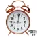 นาฬิกาปลุกกระดิ่งโลหะสีบรอนซ์ย้อนยุค 4 นิ้วนาฬิกาปลุกเข็มเรืองแสงที่เงียบสงบเป็นพิเศษ TH34278