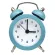 Small metal clock, creative 5 cm. Small alarm clock TH34279