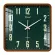 นาฬิกาแขวนสี่เหลี่ยมห้องนั่งเล่นนาฬิกาใบ้สร้างสรรค์ปฏิทินถาวรนาฬิกาควอทซ์ TH34215
