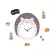สร้างสรรค์การ์ตูนนาฬิกาแกว่งเอียงห่านผนังนาฬิกาห้องเด็กตกแต่งลูกแมวสติกเกอร์นาฬิกาแขวน TH34235