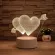 Minimal lamp comes with chic design, cute, suitable for Valentine's festival. Buy as a gift. Souvenirs or buying a house