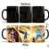 1pcs New 350ml Anime Heat Temprature Sensitive Coffee Mug Color Changing Cartoon Anime Mug Creative Tea Ceramic Cup