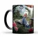 1pcs New 350ml Alice In Wonderland Ceramic Milk Coffee Cups Color Changing Mugs Drink More Hot Water For Children Lovers