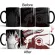 New 350ml Gold Naruto Coffee Mug Creative Changing Mug Novelty Ceramic Anime Cups and Mugs Xmas New Year S Friends