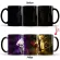 New 350ml Gold Naruto Coffee Mug Creative Changing Mug Novelty Ceramic Anime Cups and Mugs Xmas New Year S Friends